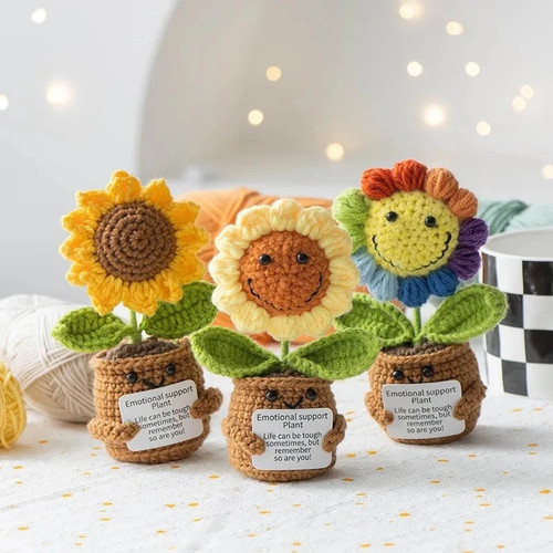 Handmade crochet flower - flower, plant