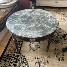 Vintage Faux Marble Side Table