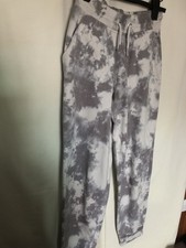 Grey And White Jogging Bottoms 