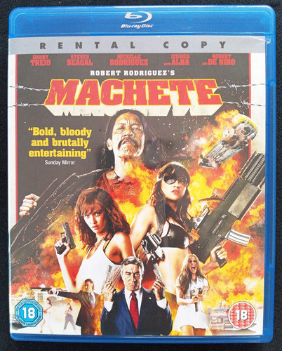 Machete blu ray - machete, blu-ray