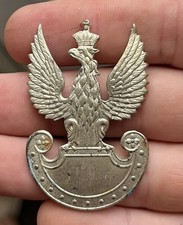 WW2 Free Polish Forces (Army In Exile) Cap Badge - 55mm x 35mm