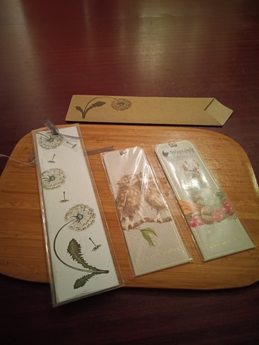 Three bookmarks - three,