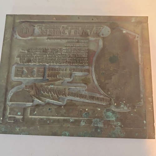 Antique metal advertising - metal,