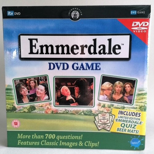 Emmerdale dvd game beer mats - emmerdale,
