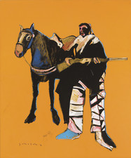 Fritz Scholder : Rifle, Horse