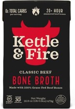 Kettle & Fire Premium Grass-Fed Classic Beef Bone Broth | 16.9 oz (479 g)