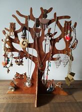 Handmade Wooden Jewellery Stand Jewellery Tree Organizer Necklace Holder