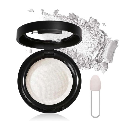 Matte white eyeshadow - matte, shimmer