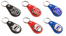 AUSTIN MINI, MINI COOPER, Leather Look Key Rings, Key Fobs