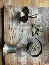 Brass Restored Victorian Door Bell Set