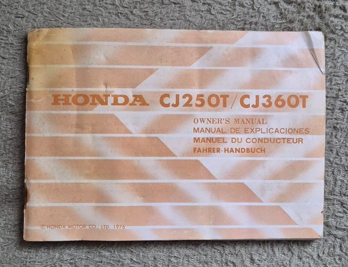 Genuine honda cj250t cj360t - honda,