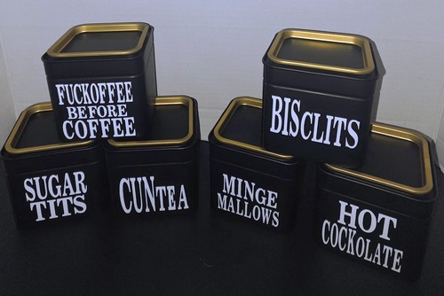 Rude kitchen canisters set - kitchen,