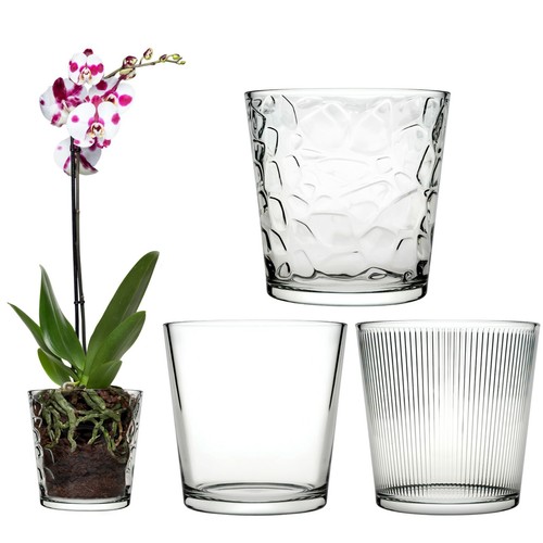 Pasabahce round glass flower - pasabahce,