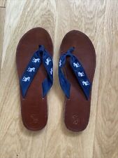 Abercrombie And Fitch Leather Flip Flops Size 5