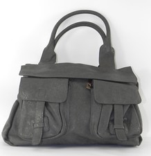 Super Quality Valentina Blue/Brown Faux Leather Handbag with 2 Handles