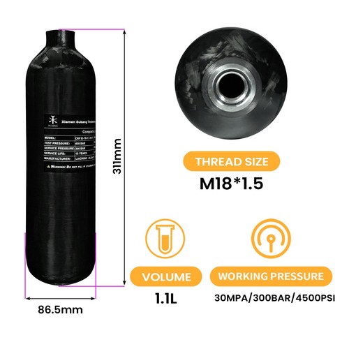 Tuxing pcp air tank 4500 - pcp,