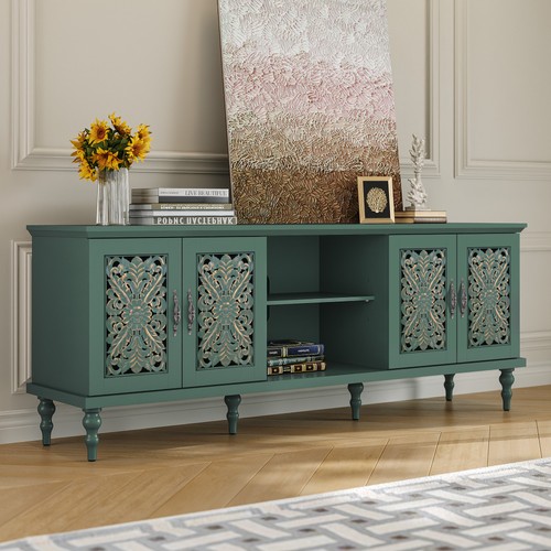 Hollow carved tv stand - 67''hollow,
