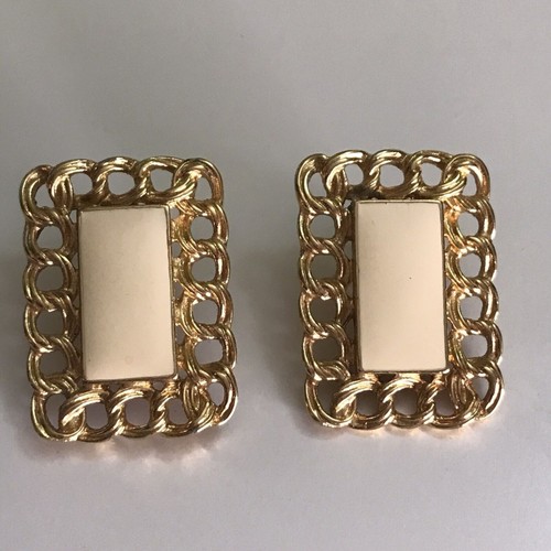 Vintage monet signed earrings - monet,