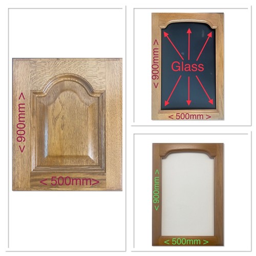 Solid wood kitchen unit doors - kitchen,