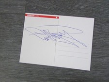 Carl Fogarty World Super Bike Champion Original Hand Signed Ducati Card