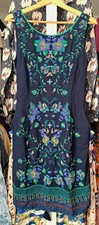 Monsoon Navy Blue Embroidered
