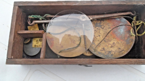 Antique steel and - antique, brass
