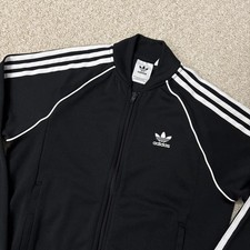Men’s Adidas Originals Superstar Track Jacket Black Size Small Tracksuit Top