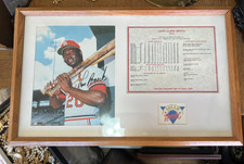 Lou Brock Autographed