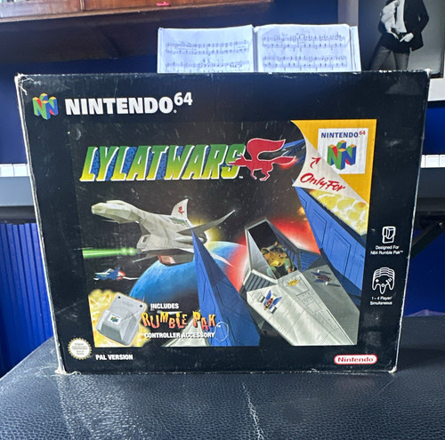 Nintendo boxed lylat wars - nintendo,