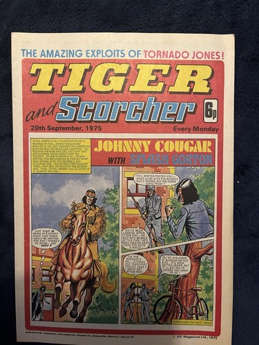 Tiger and scorcher comic 20th - tiger,