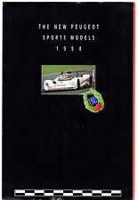 Peugeot New Sports Models 1994 UK Market Foldout Brochure 106 Rallye 306 XSi S16