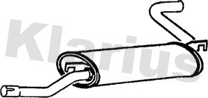 Klarius bm4e rear exhaust - klarius,