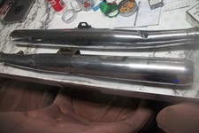 ORIGINAL YAMAHA RD 400 E AND F  EXHAUSTS 2R9 14711 AND 2R9 14721