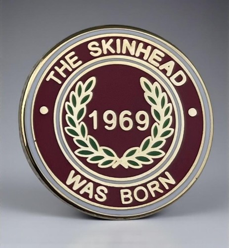 Ska reggae skinhead badge - ska,
