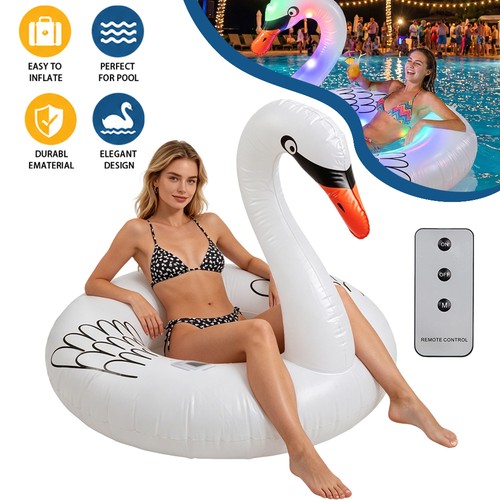 Solar inflatable swan floating - inflatable,