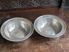 2 X Vintage Pewter Single Reed