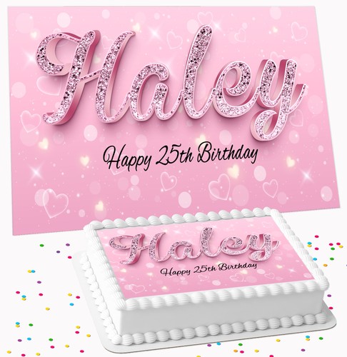 Pink happy birthday - pink,