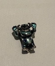 New S925 Sterling Silver Pixar Monster Inc Sulley European Charm