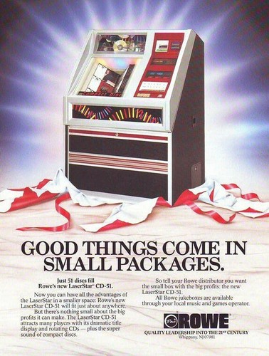 Rowe laserstar jukebox - laserstar,