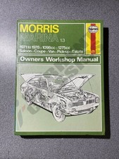 073 MORRIS MARINA 1.3 1300 1971-1978 HAYNES OWNERS WORKSHOP MANUAL 073