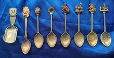 Christmas Themed Collectors Spoons - Lot of 8