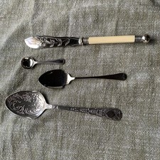 White Handled EPNS Ornate