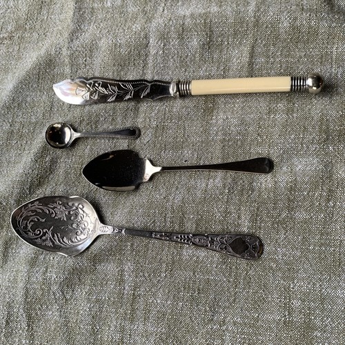 White handled epns ornate - white,