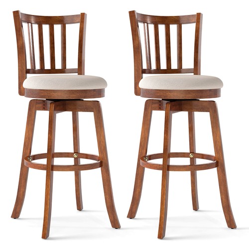 Swivel barstools set - 30.5”,