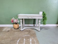 Vintage Marble Topped Wash Stand Console Table French Antique Farmhouse 