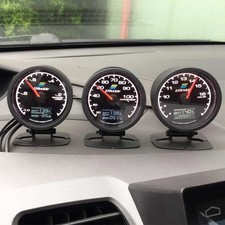 GReddy STYLE JDM Car Boost/Oil/Water/Rpm Gauge 62mm 7LED Colours Universal Turbo