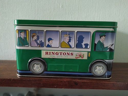 Ringtons green bus tin - ringtons,