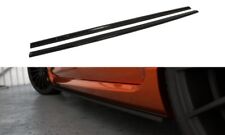 Side Skirts Diffusers Maxton Design Gloss Black ABS For Ford Focus Mk2 ST FL