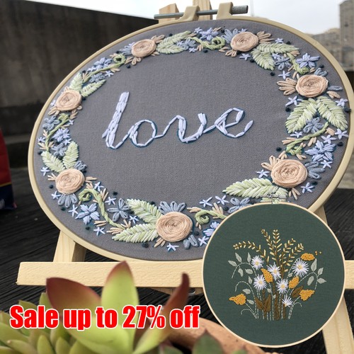 Embroidery cross stitch - cross, kit
