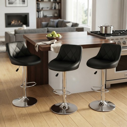 Set swivel bar stools - 3,